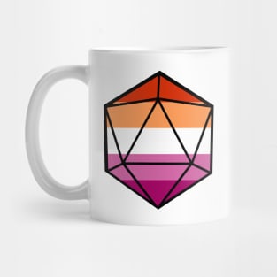 Lesbian Pride d20 Mug